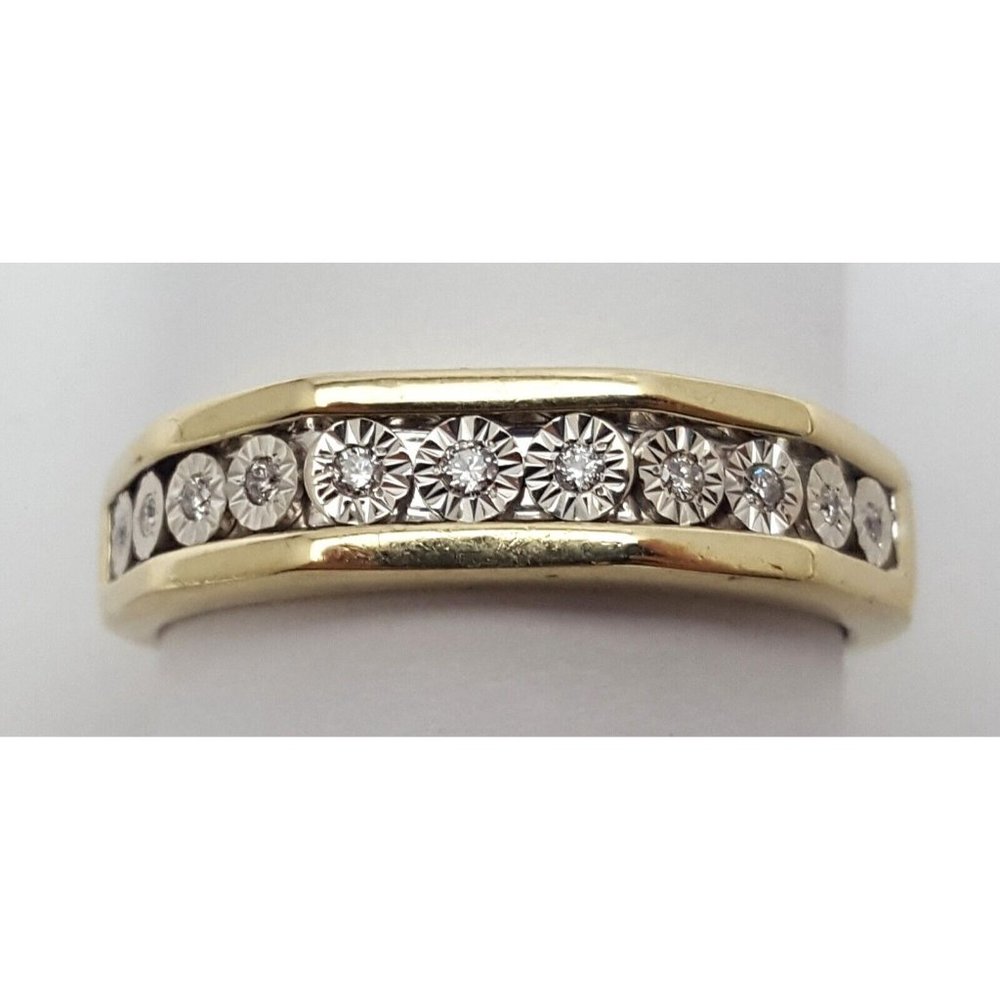 Unique 10k Karat Solid Two Tone Multi Color Gold … - image 6